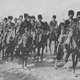 Казаки "Дикой дивизии" уходят на фронт Первой Мировой войны