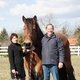 Пит с женой Дори и ее любимой лошадью