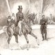 боше демонстрирует работу на своей лошади, КАПИТАНЕ, в цирке Франкони перед командиром Новиталем. На заднем плане изображены Л'Отт, Каролин Лойа и франкони