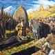 Картина Махарбека ТУГАНОВА «Посвящение коня покойнику» (1948 год)