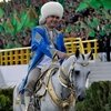 Президент Туркменистана получил звание "Народного коневода страны"