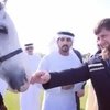 Наследный принц Дубая подарил Рамзану Кадырову коня