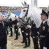 Путин подарил 1-му оперативному полку орловского рысака