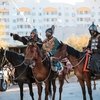 Парад северных всадников в центре Якутска