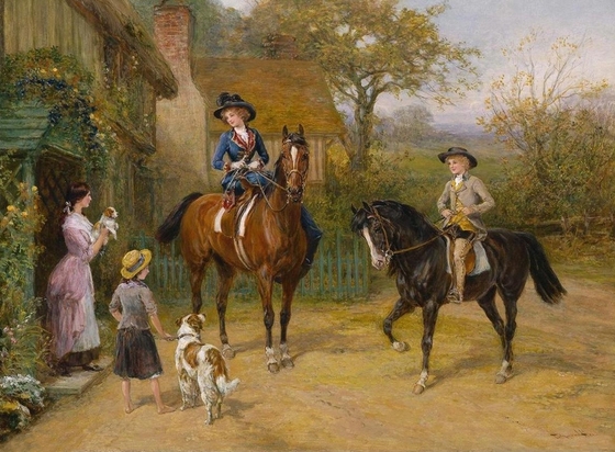 Лошади, охота и старая Англия на картинах Хейвуда Харди
