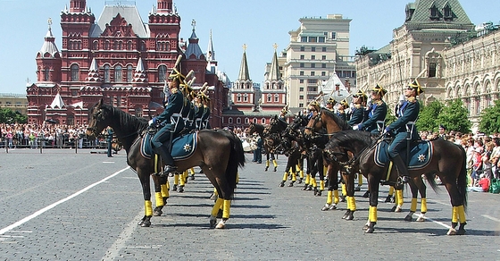 Церемония развода караулов Президентского полка пройдет в Москве в «Ночь музеев»