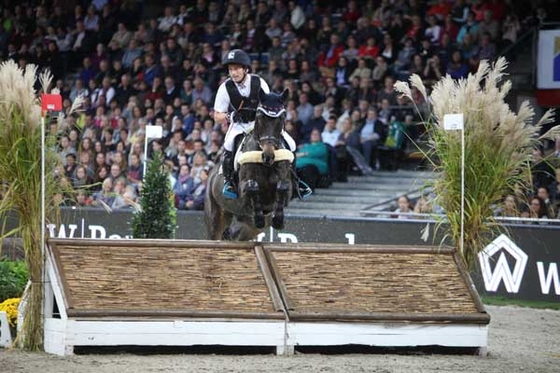 В Штутгарте проходит конное шоу Stuttgart German Masters 2016.