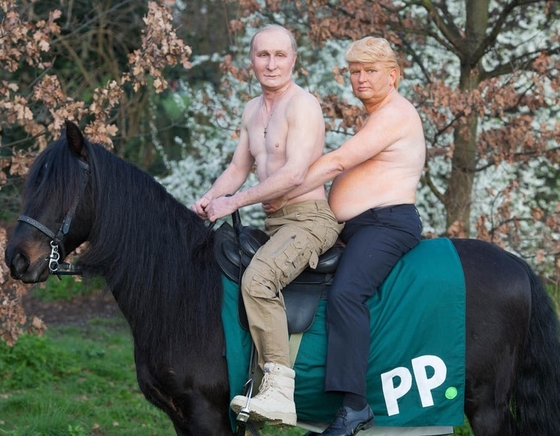 Путин и Трамп готовятся к скачкам в Челтнеме