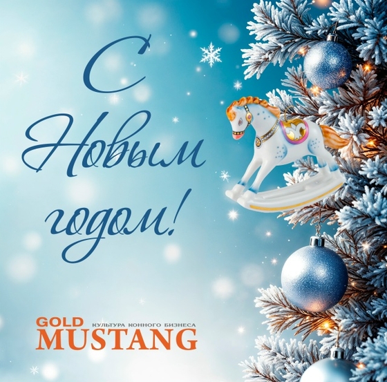  Gold Mustang поздравляет с Новым годом и Рождеством!