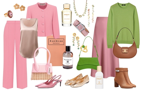 От нежного розового до яркой зелени: образы для идеальной весны