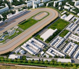 Новые конюшни на ЦМИ: завершение строительства